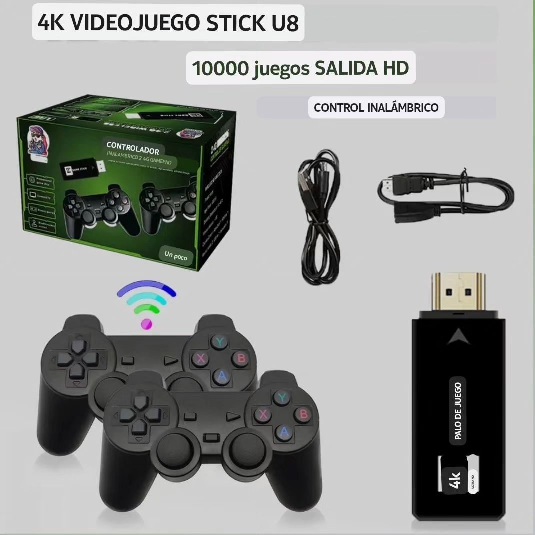 CONSOLA RETRO - GAME STICK 4K