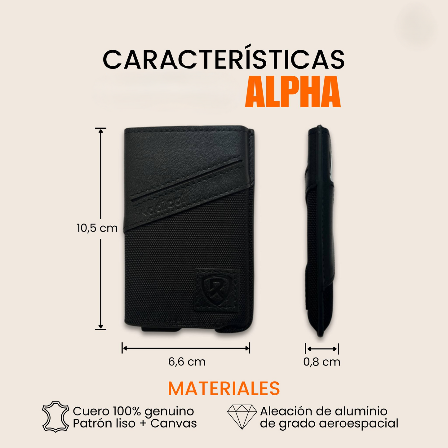 Billetera Alpha Negra