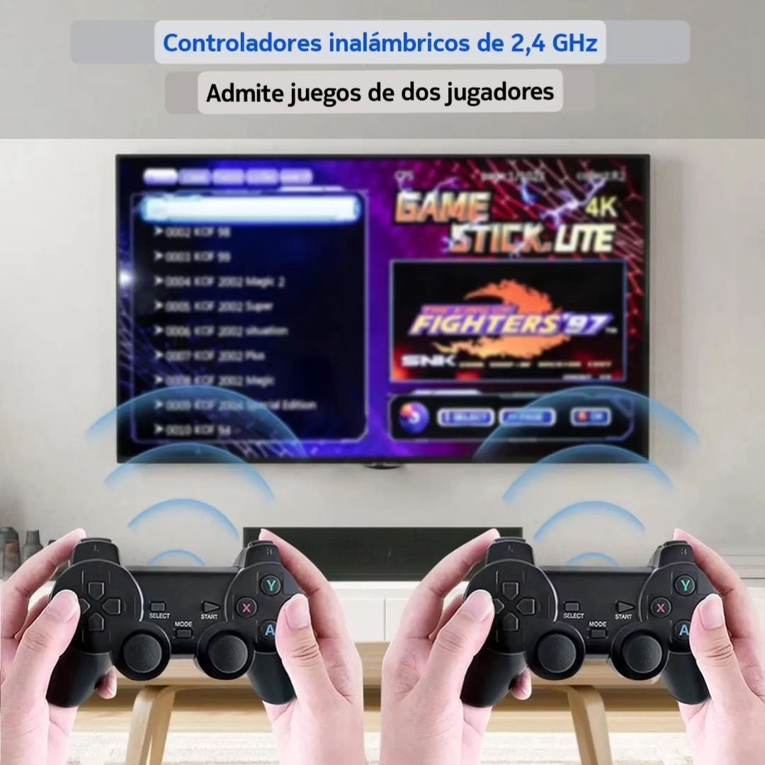 CONSOLA RETRO - GAME STICK 4K